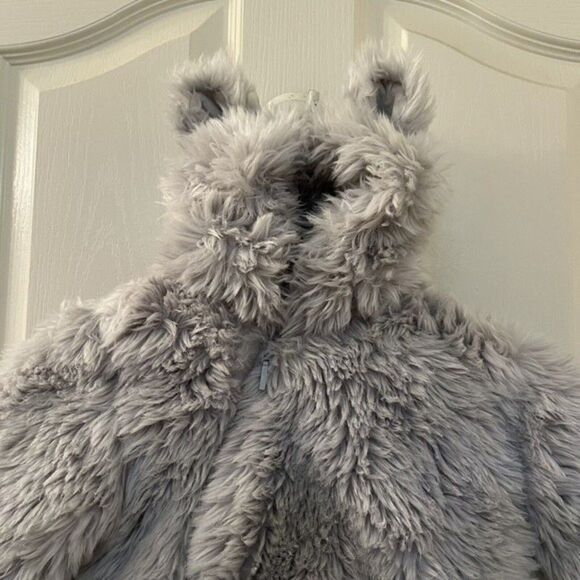 Baby & Child Restoration Hardware Luxe Faux Fur Baby Bunting Gray Fox 0-6 Months - Picture 6 of 12